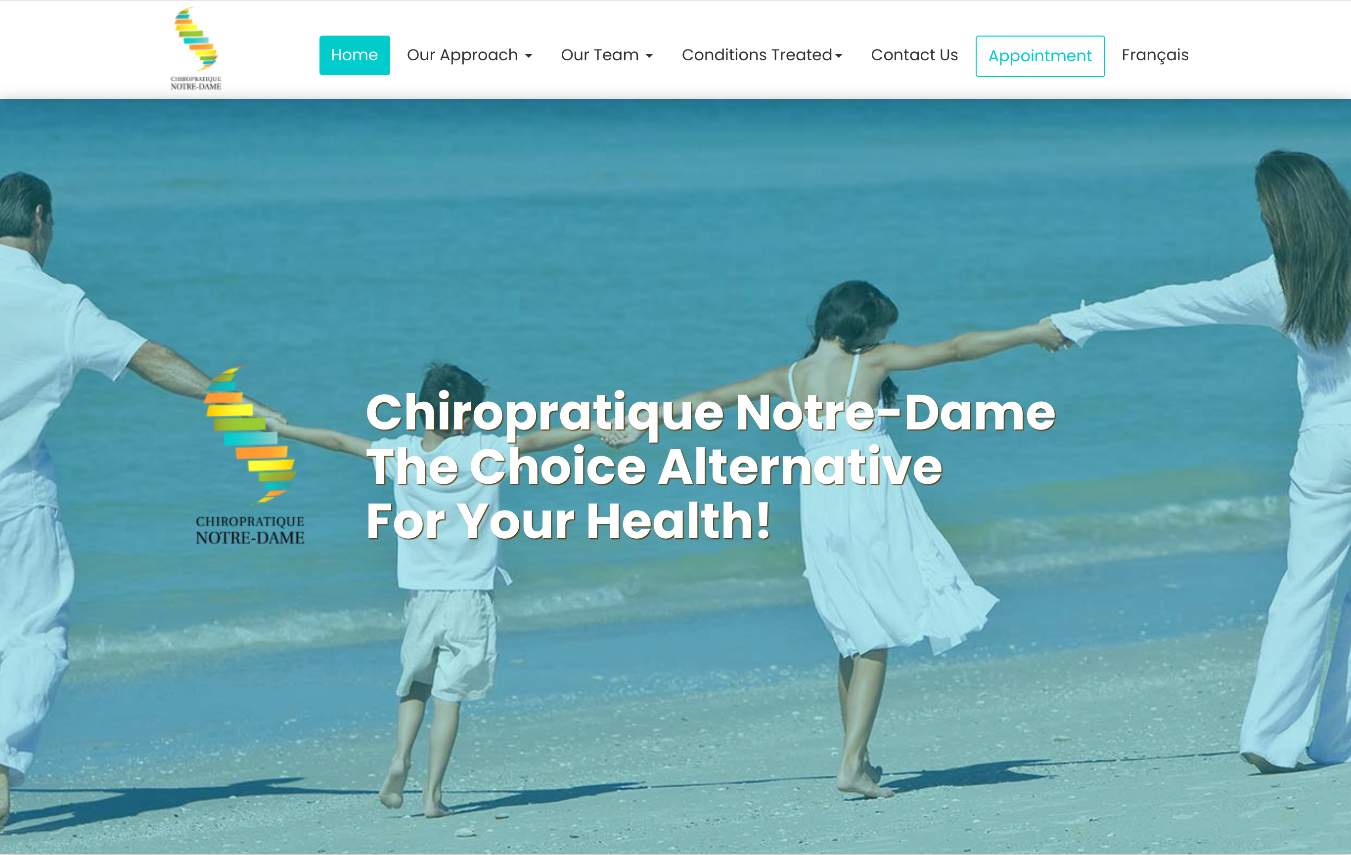 Chiropratique Notre-Dame website