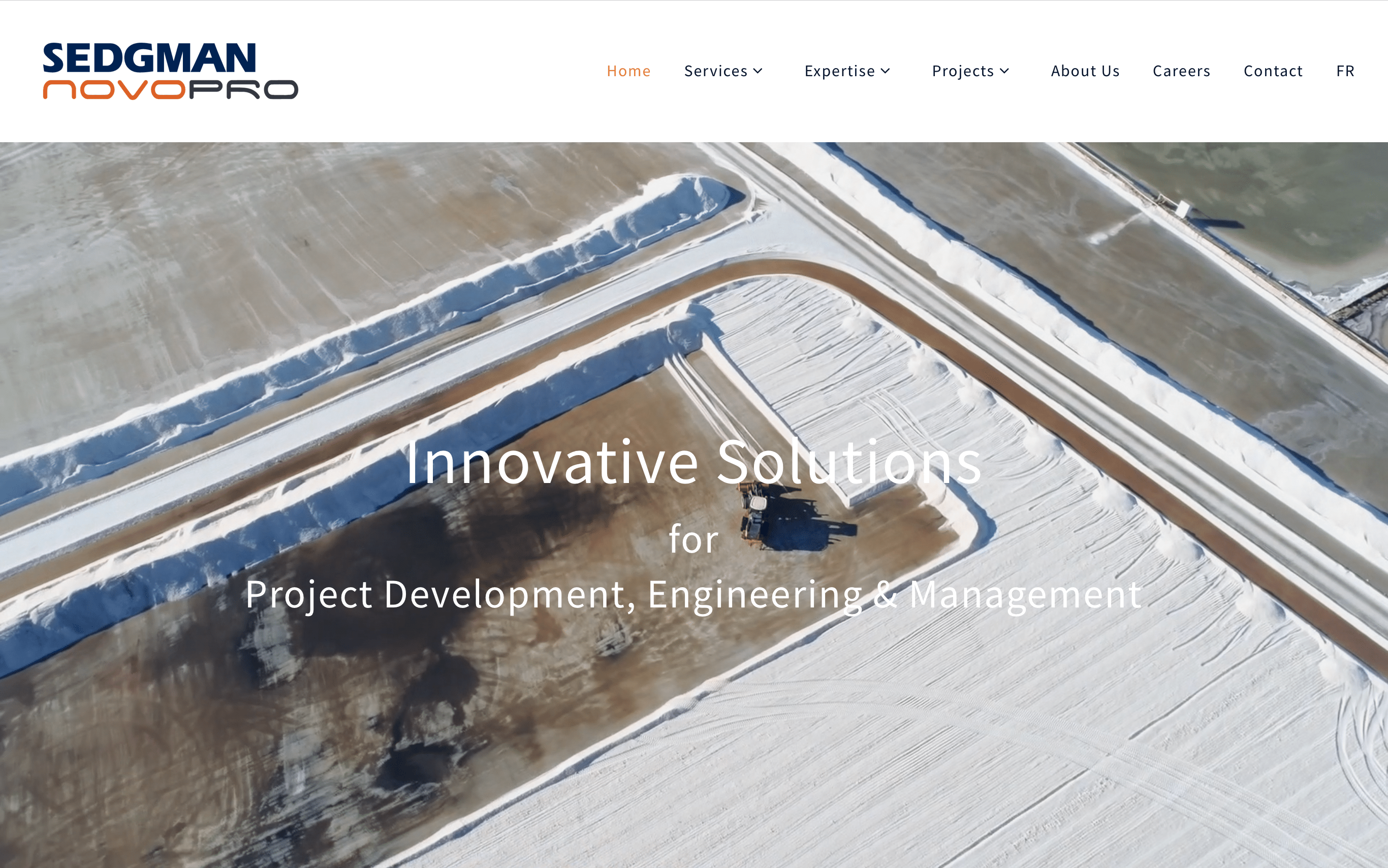 Sedgman Novopro website