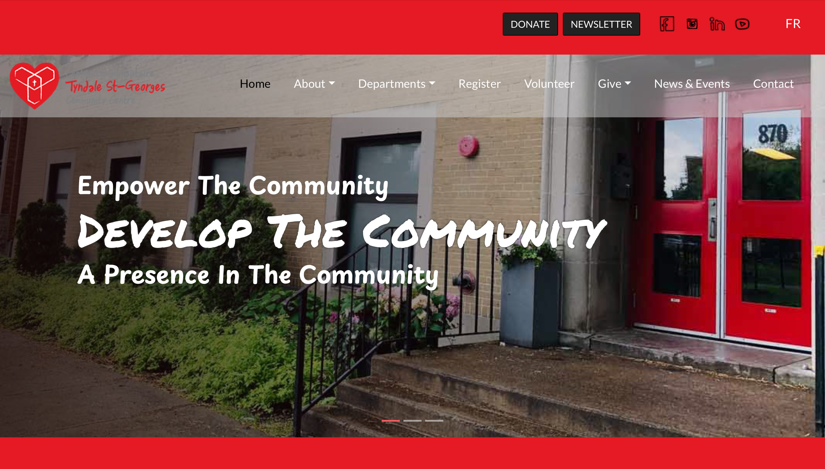 Tyndale St-Georges website